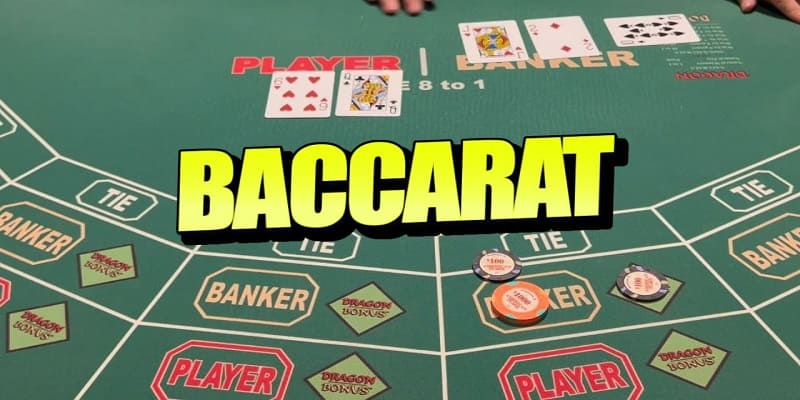 Kết quả Baccarat dựa trên tổng điểm bài gần bằng 9 nhất