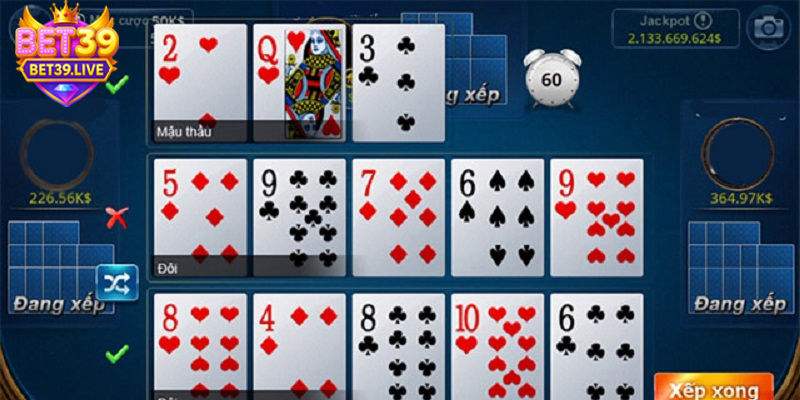 Mậu binh online với luật chơi đơn giản dễ hiểu